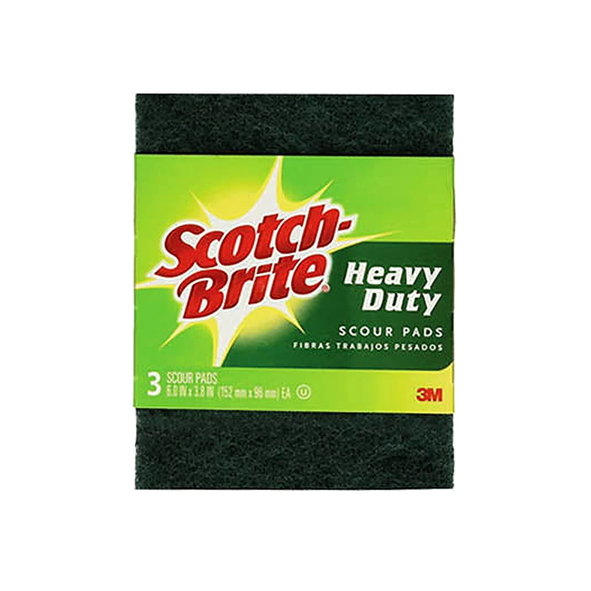 Scotch Brite Heavy Duty Scour Pad 3Pk