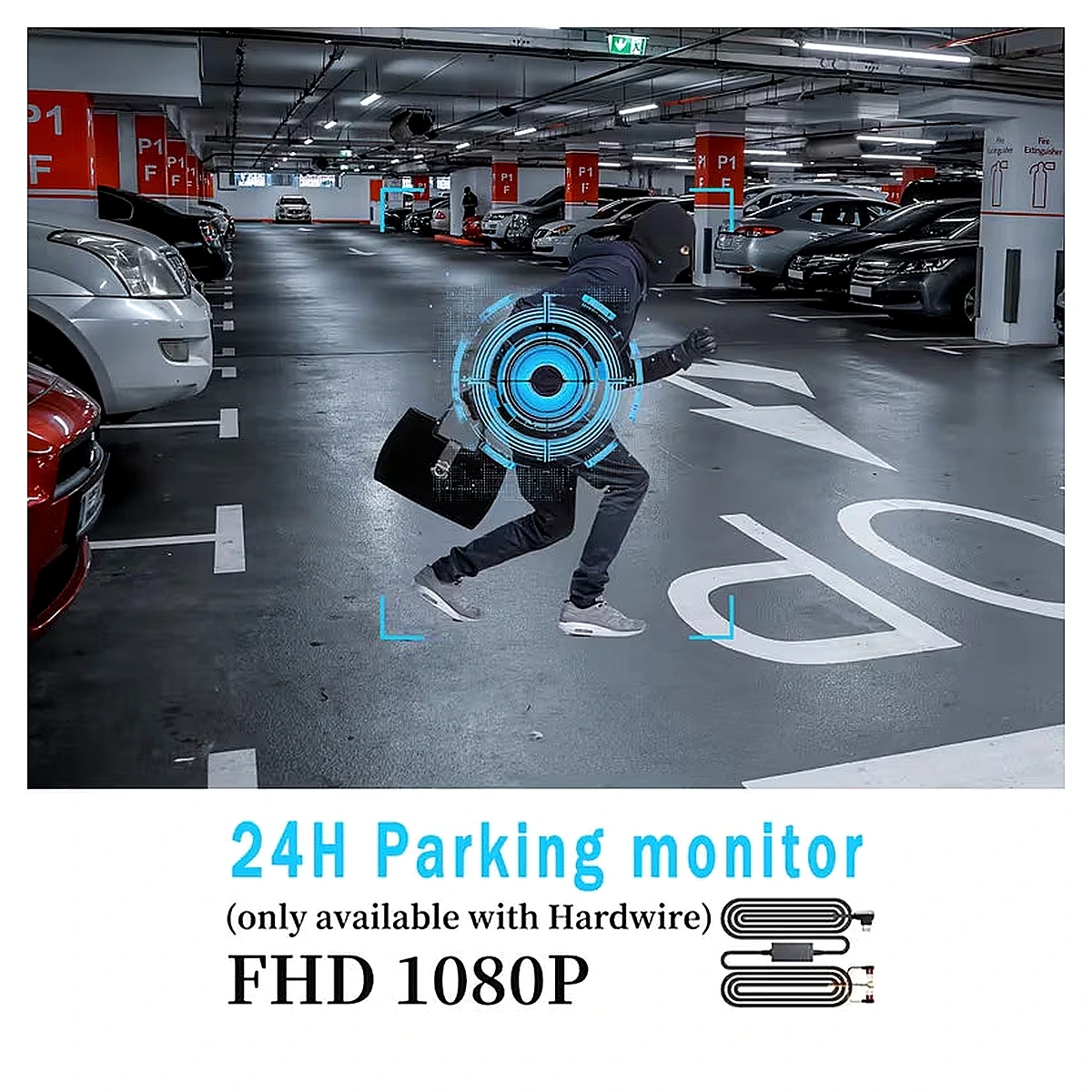 4-Channel 1080P HD Dash Cam – 360° Front, Rear, Left & Right Recording