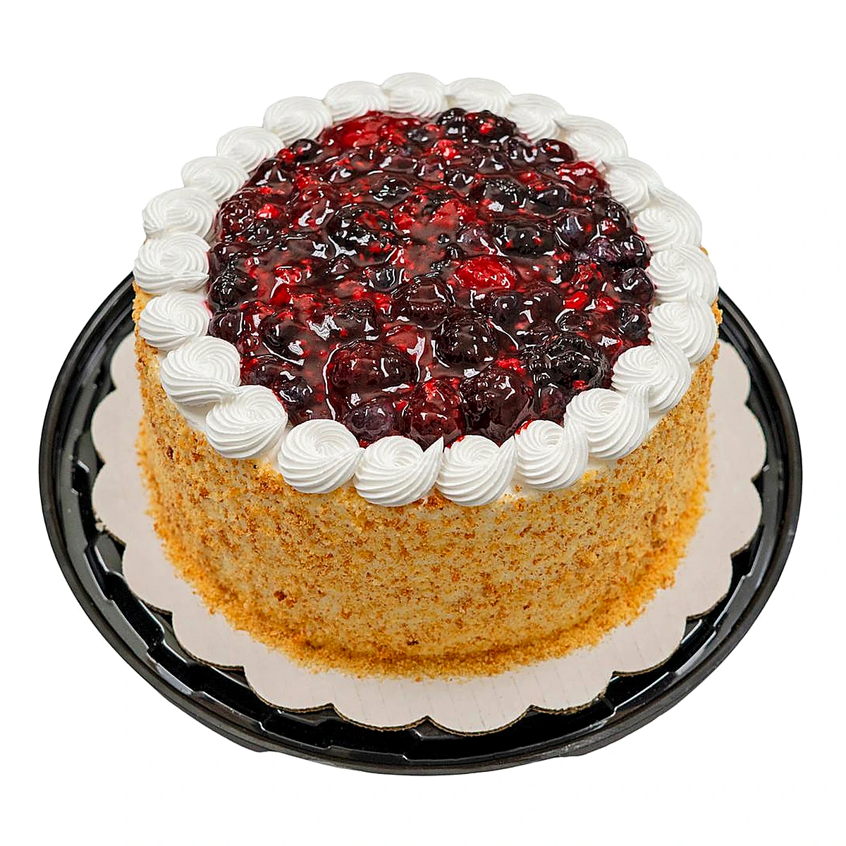 Freshly Baked Berries Cake