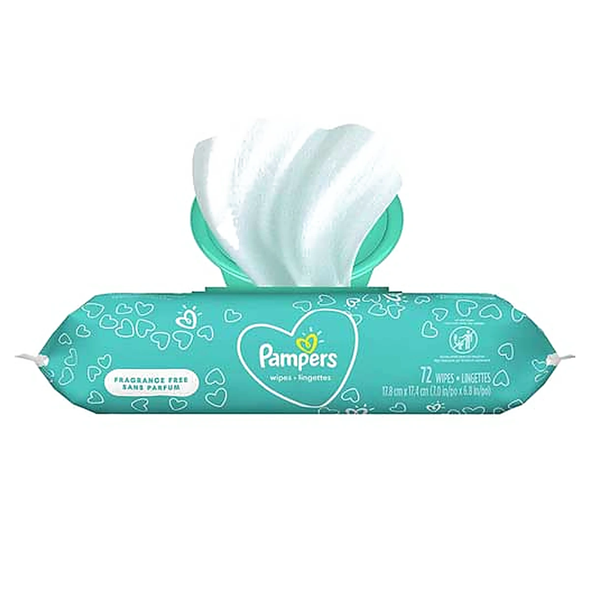 Pampers Wipes Fragrance Free 72 Pc