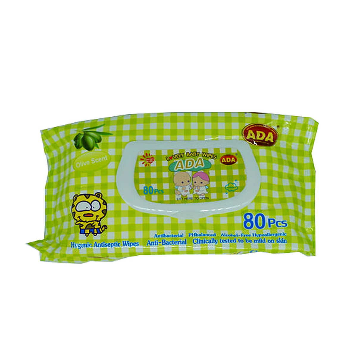 Ada Lovely Baby Wipes Olive Scent 80pc