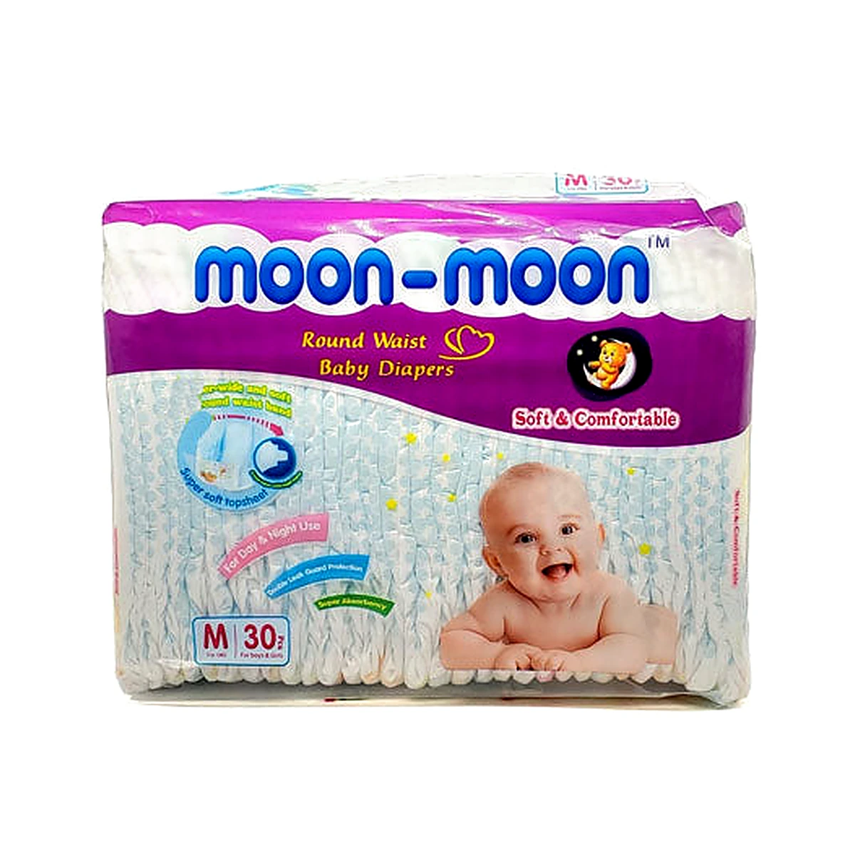 Moon Moon Diaper Medium 30pcs