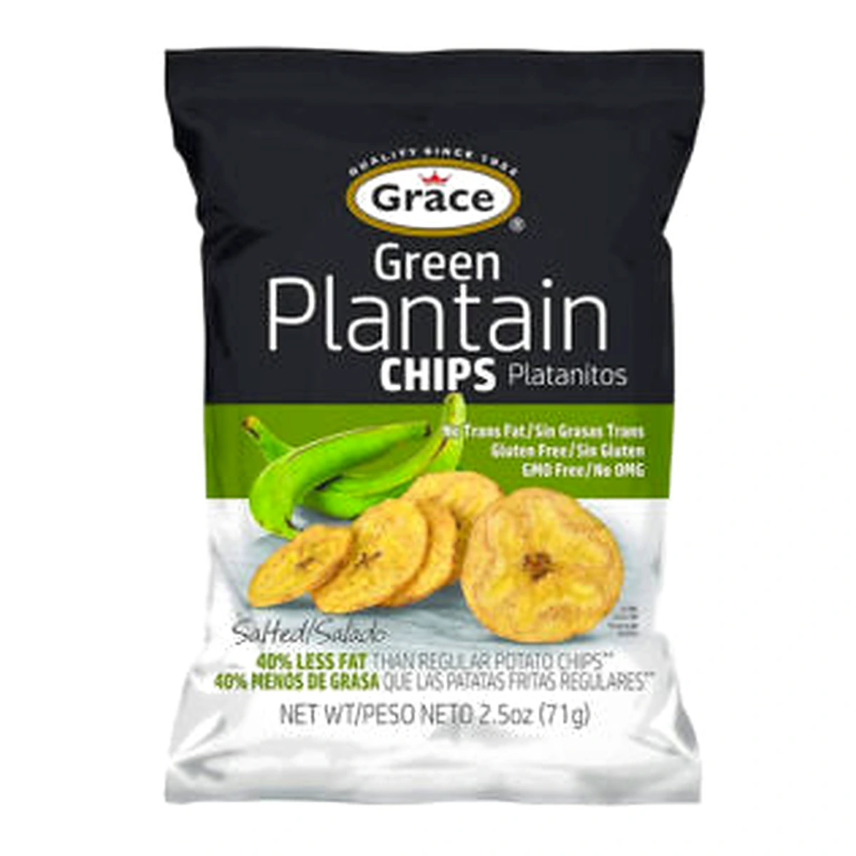 Grace Green Plantain Chips Salted 35g