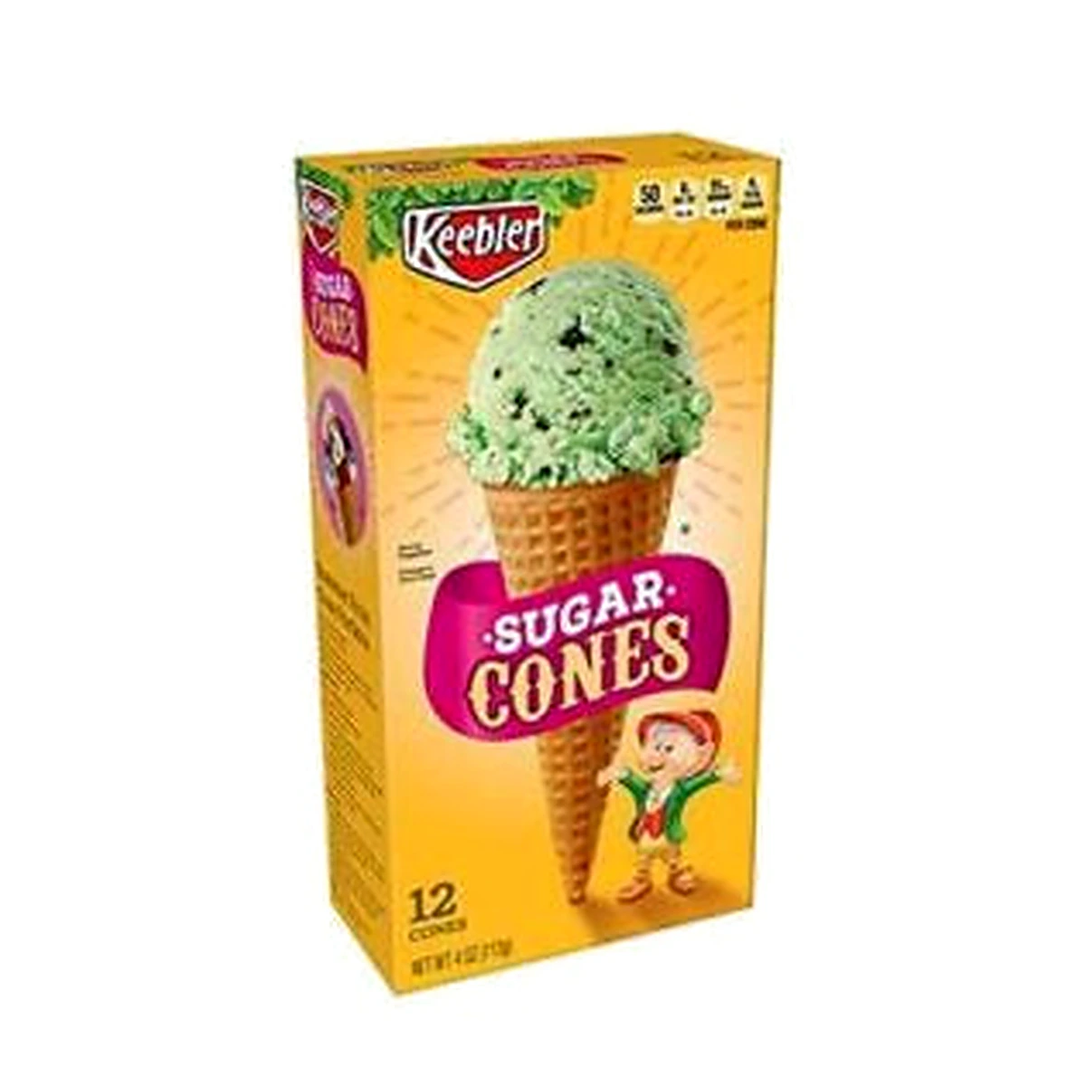 Keebler Ice Cream Sugar Cones 12ct 113g