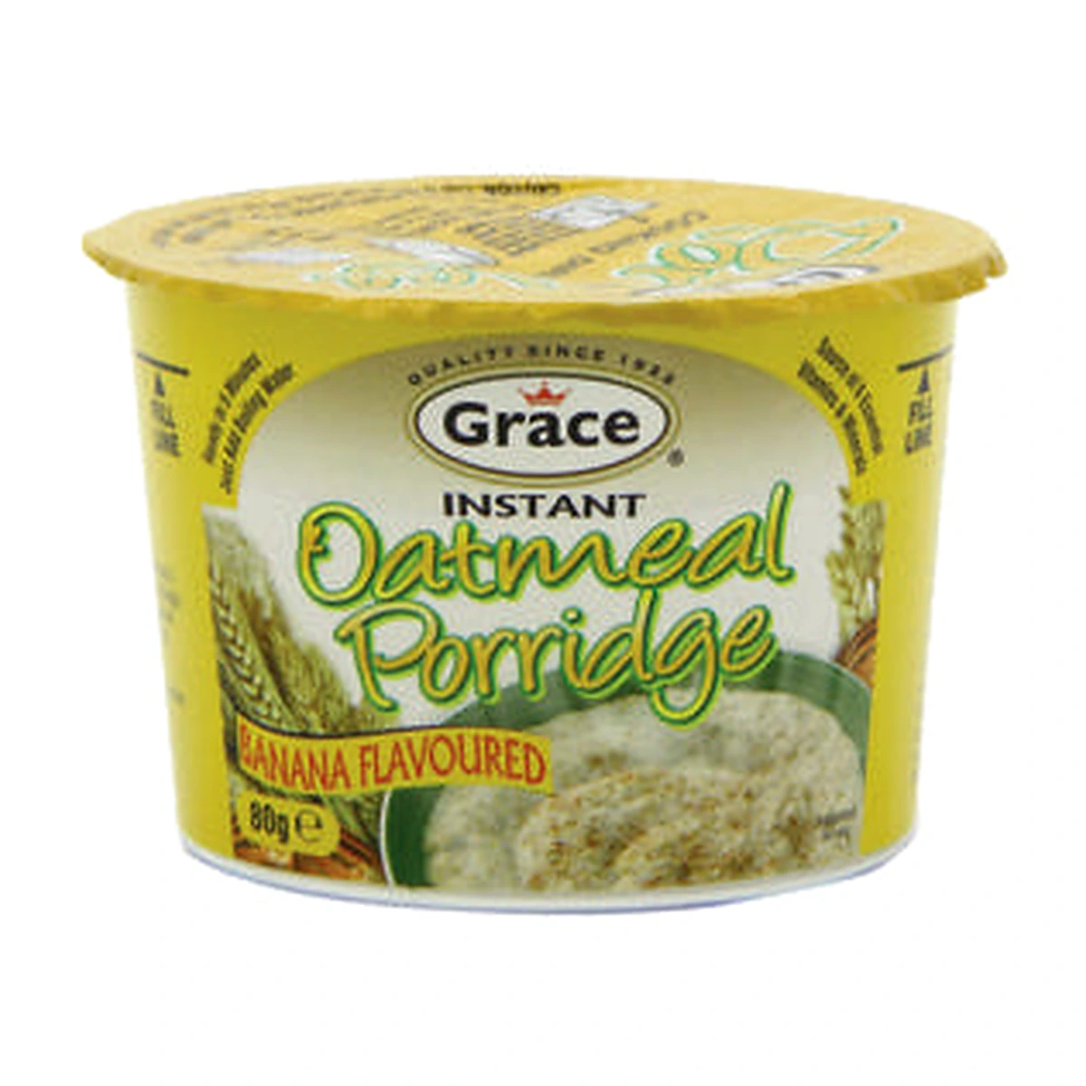 Grace Porridge Oatmeal Banana 80g