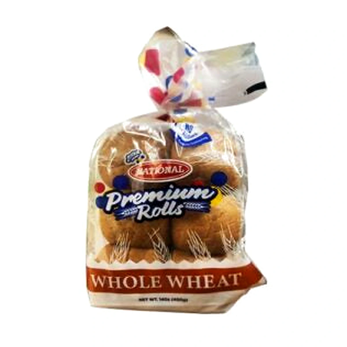 National Premium Dinner Rolls Whole Wheat 400g