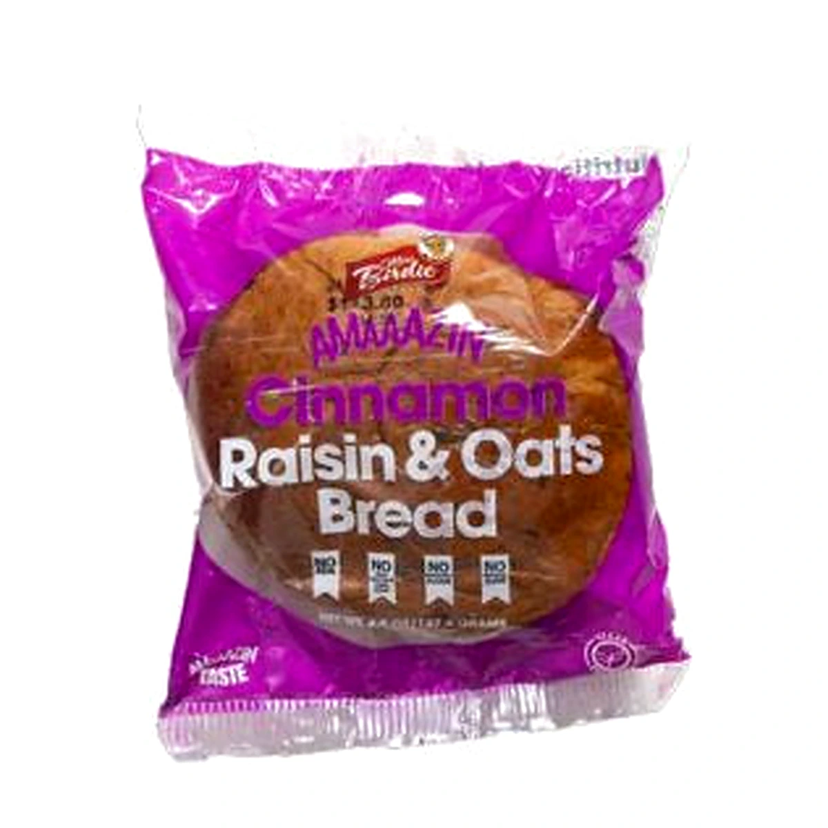 Miss Birdie Cinnamon Raisin & Oats Bread 127g