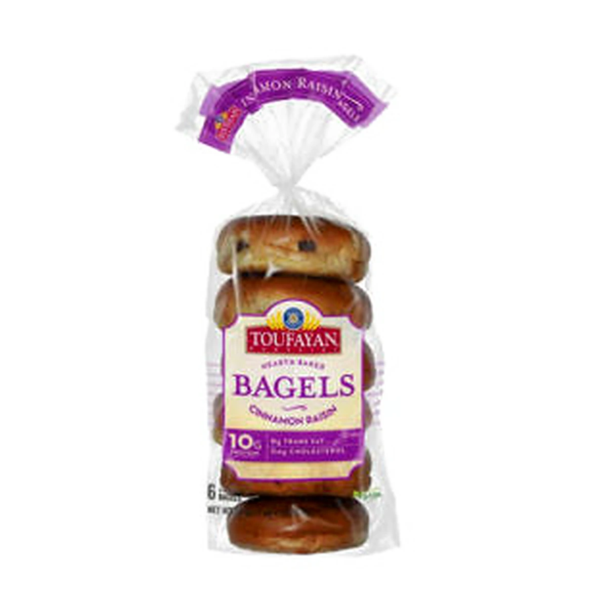 Toufayan Bagels Cinnamon Raisin 20z