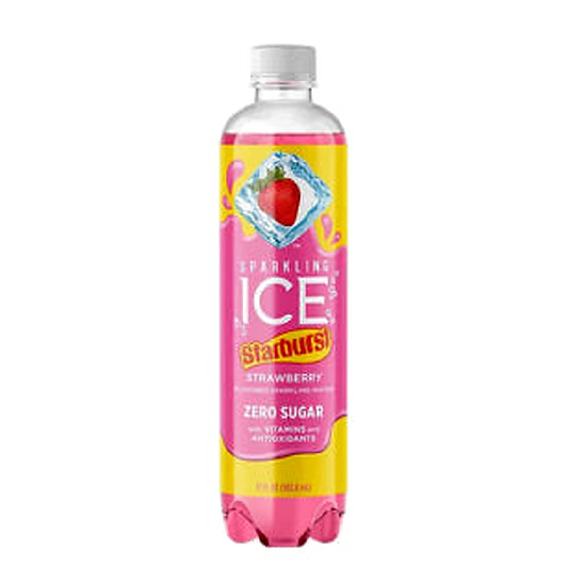 Sparkling Ice Starburst Strawberry Zero Sugar 17 Oz