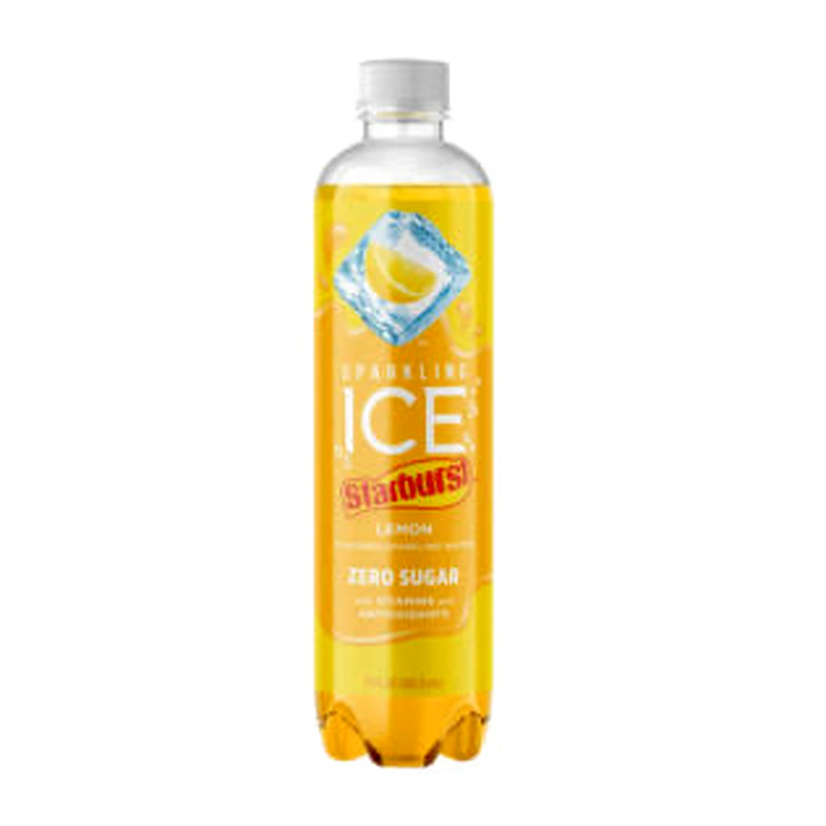 Sparkling Ice Starburst Lemon Zero Sugar 17 Oz