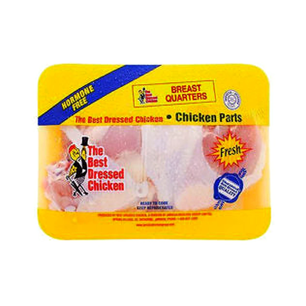 Best Dressed Chicken Chilled Breast Quarters Tray Pack per 2 Lb
