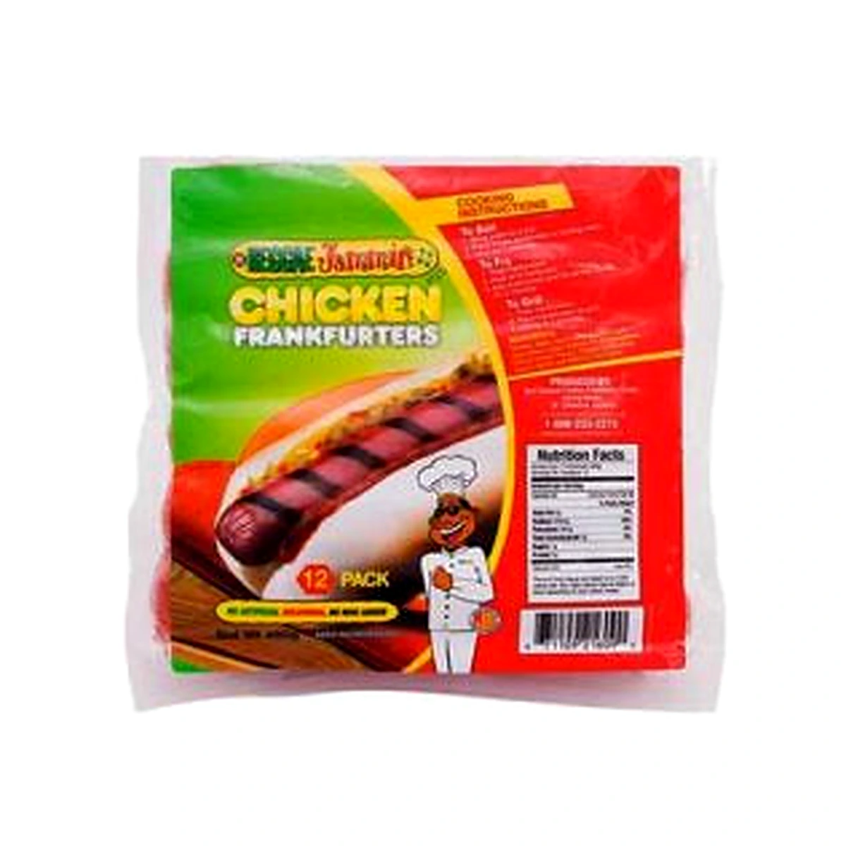 Reggae Jammin Jerk Chicken Franks 480g