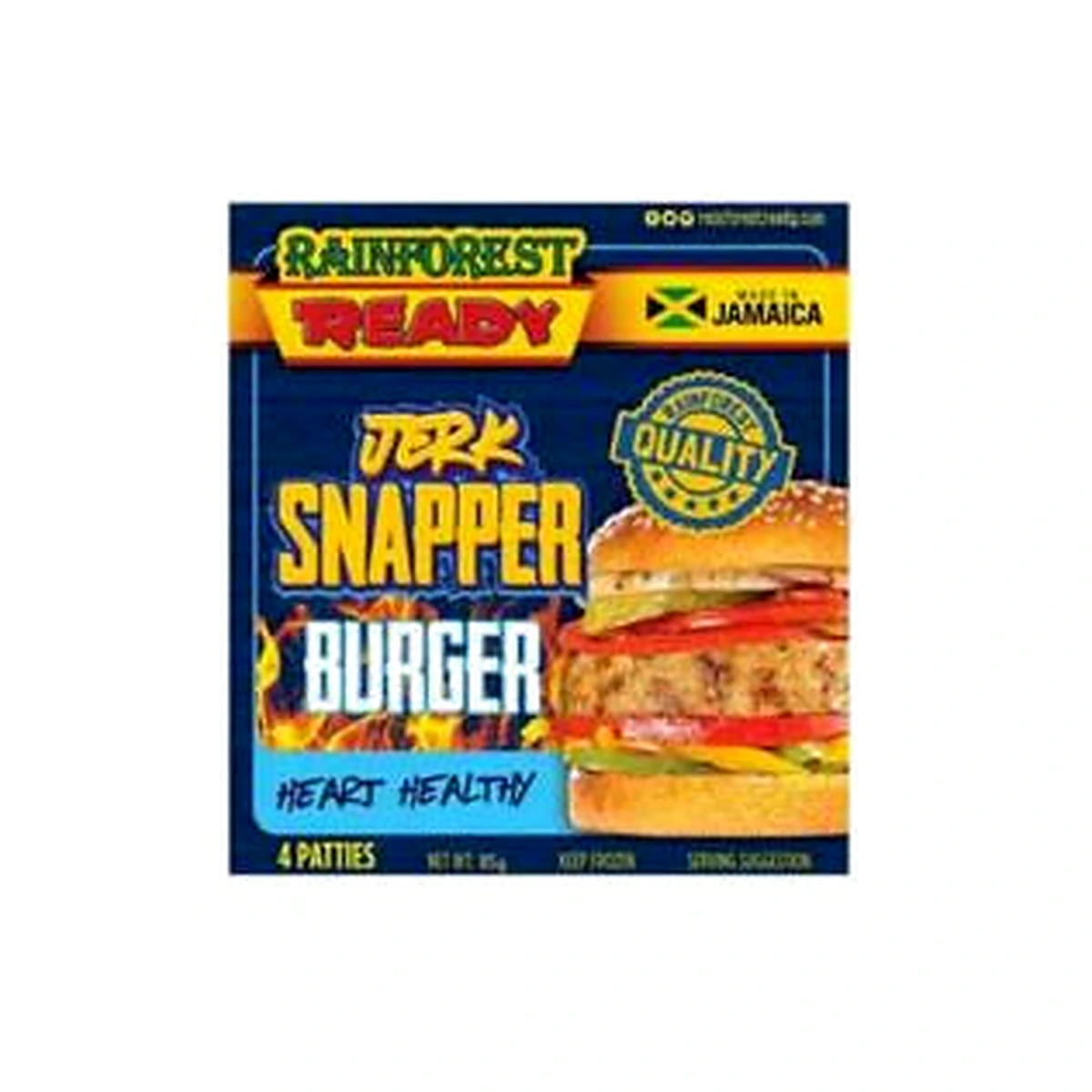 Rainforest Jerk Snapper Burger 3oz