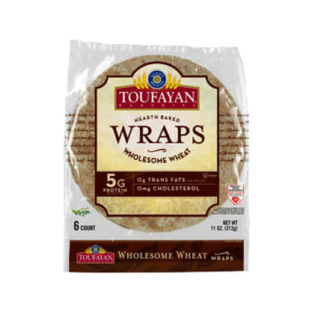 Toufayan Wrap Dough Wheat 11oz