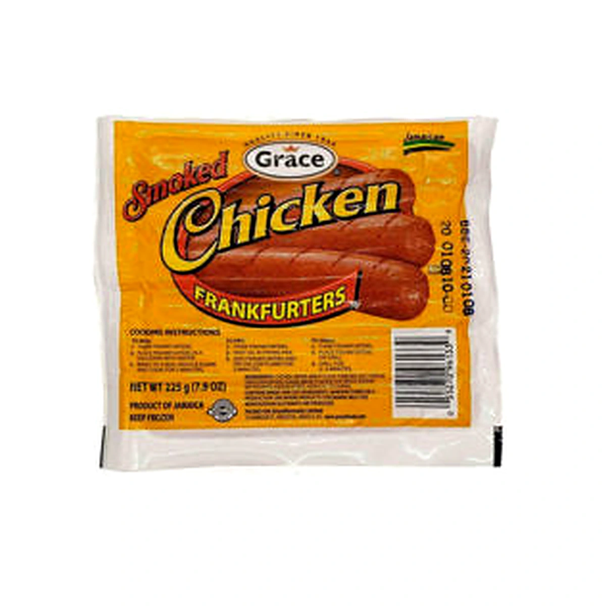 Grace Smoked Chicken Franks 225g