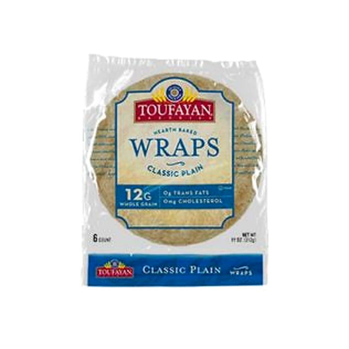 Toufayan Wrap Dough Plain 11z
