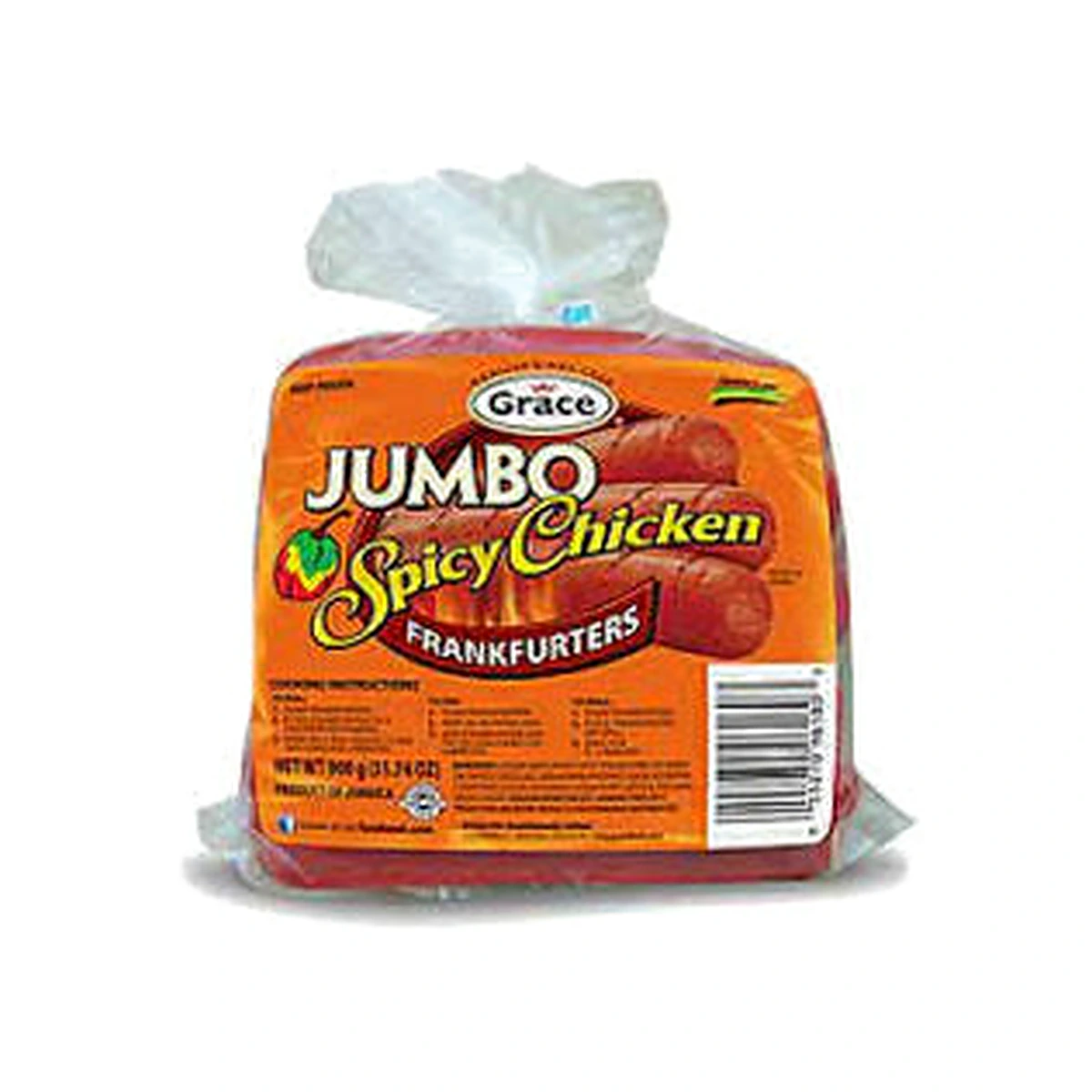 Grace Chicken Spicy Jumbo Franks 900g