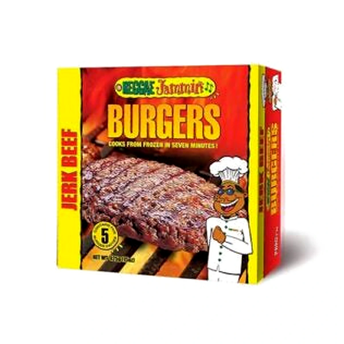 Reggae Jammin Jerk Beef Burger 425g