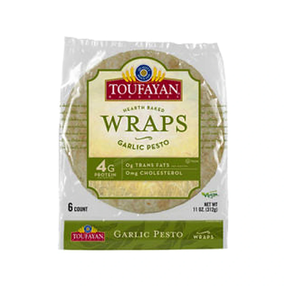 Toufayan Wrap Dough Garlic 11oz