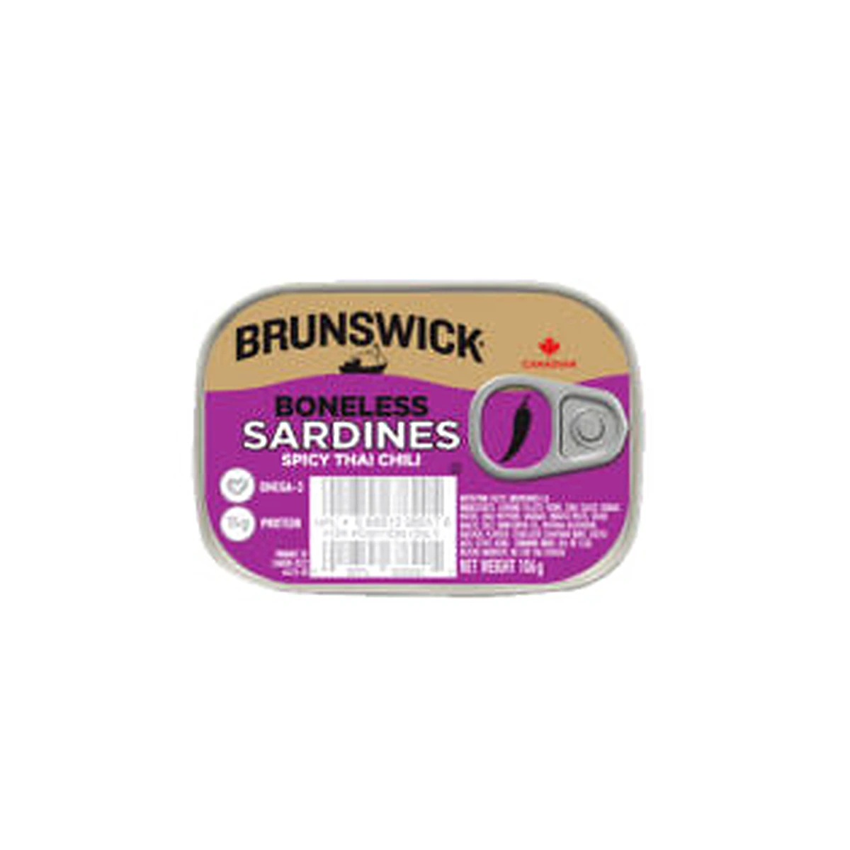 Brunswick Boneless Sardine Spicy Thai Chili 106g