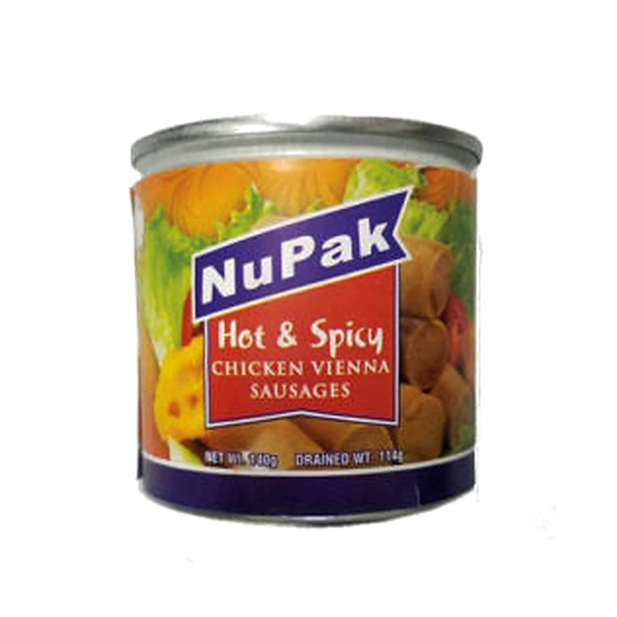 Nupak Vienna Sausage Hot and Spicy 140g
