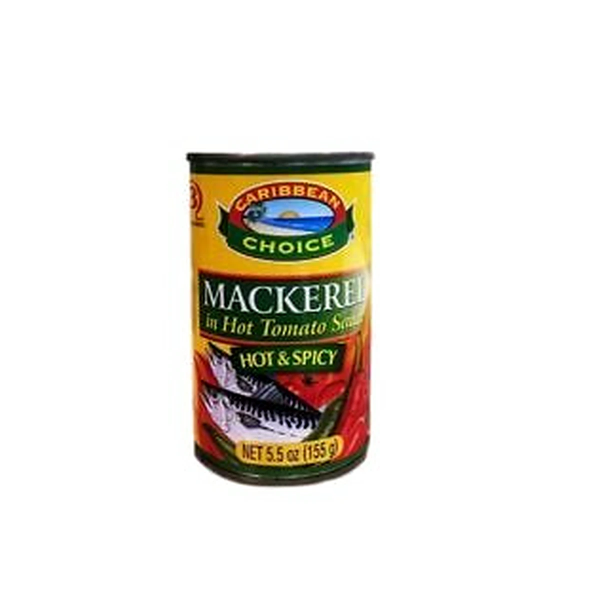 Caribbean Choice Mackerel Hot and Spicy 5.5oz