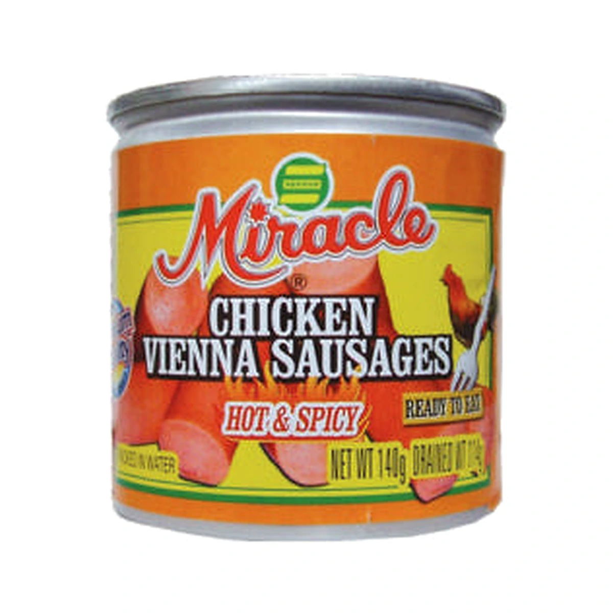 Miracle Vienna Sausages Hot and Spicy 140g
