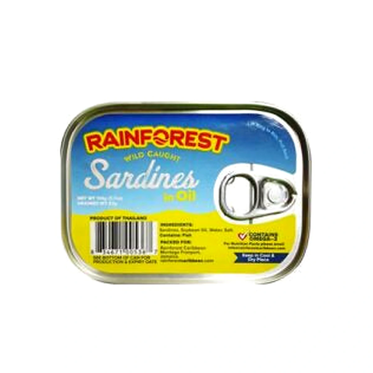 Rainforest Sardines in Oil 3.7oz
