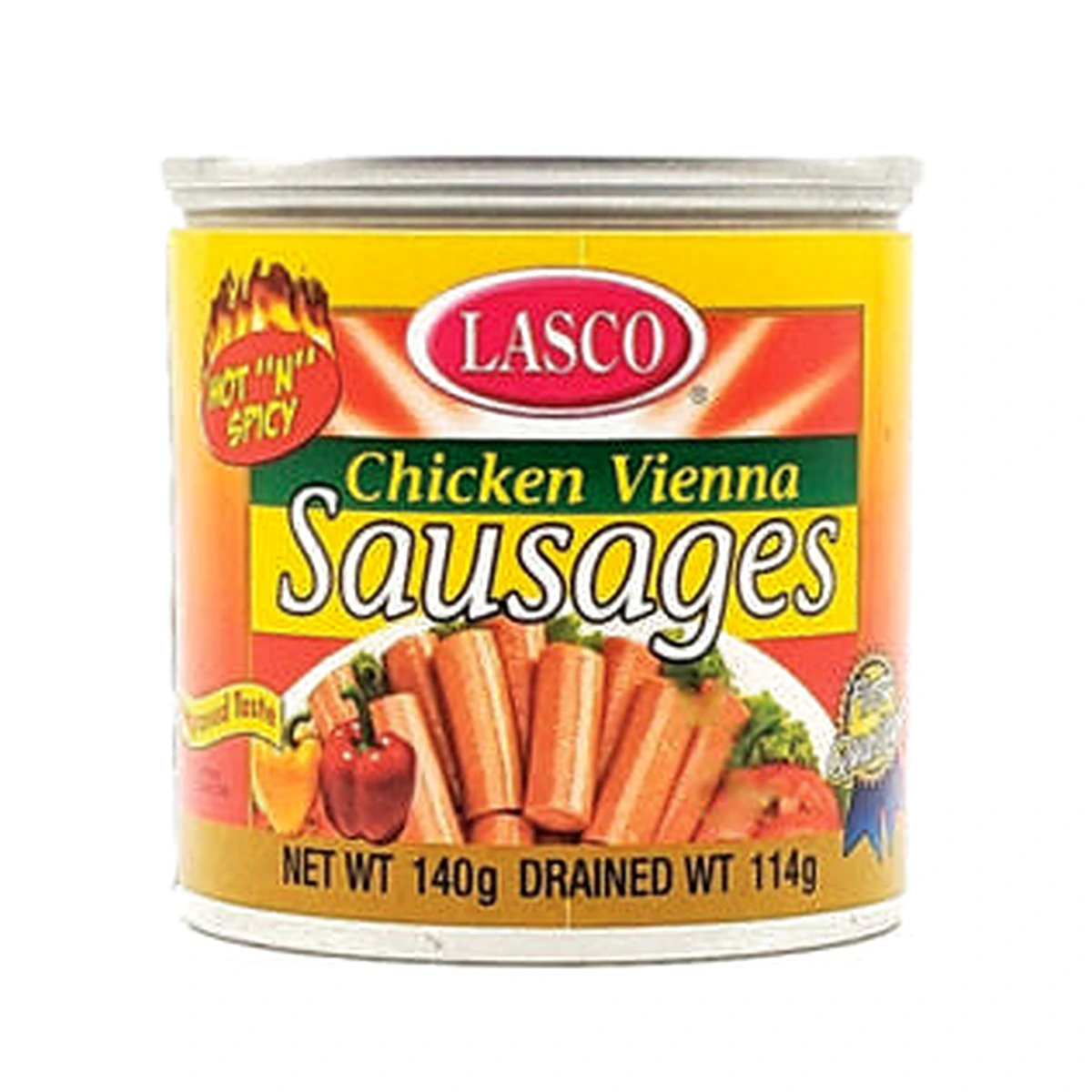 Lasco Vienna Sausage Hot and Spicy 140g