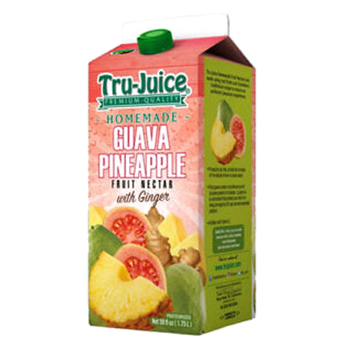 Tru Juice Homemade Guava Pineapple with Ginger 1.75L