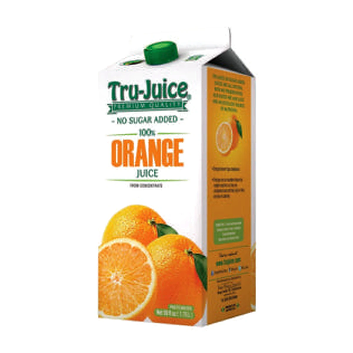 Tru Juice no Sugar Added Orange Juice 1.75L