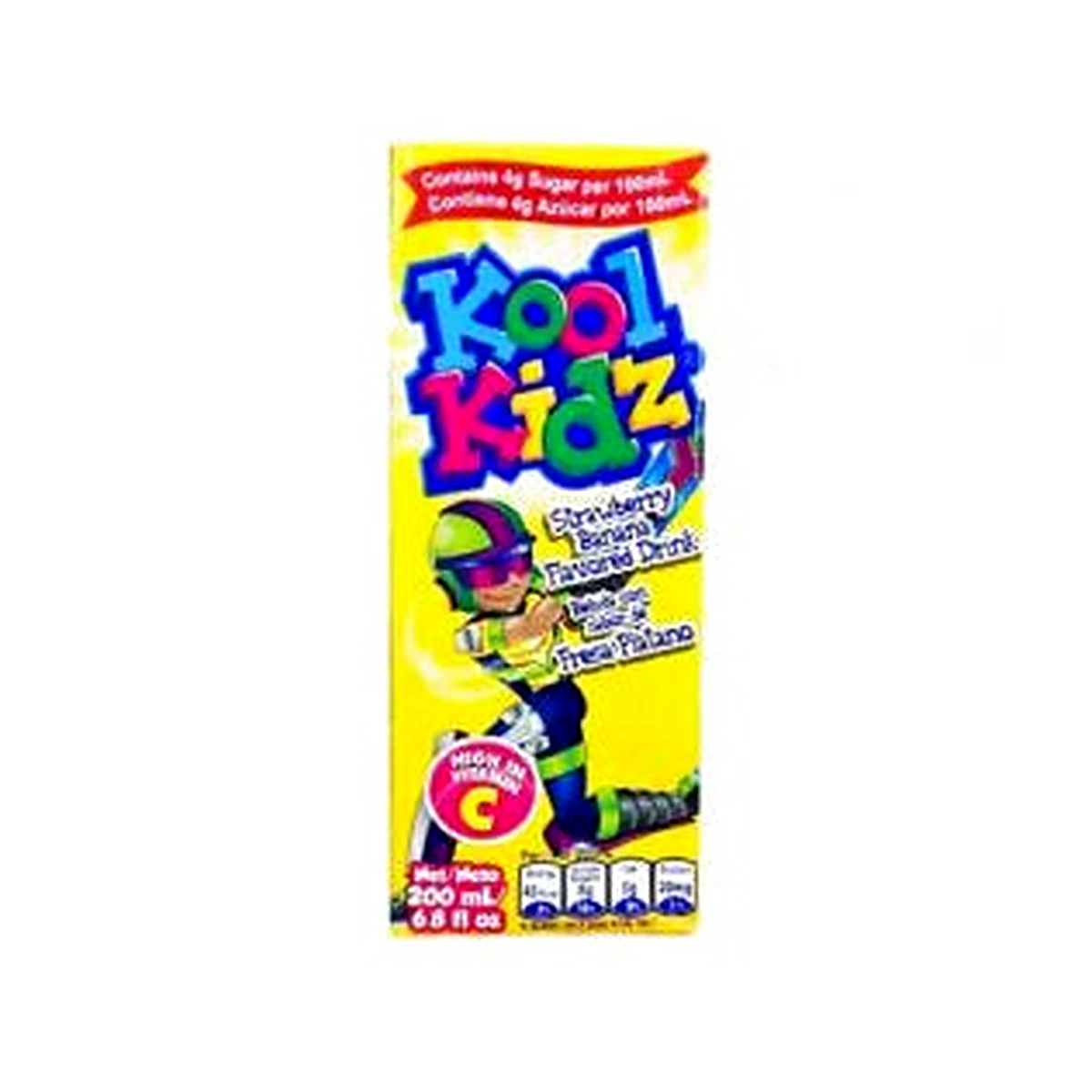 Kool Kidz Strawberry Banana Flavored Drink 200ml