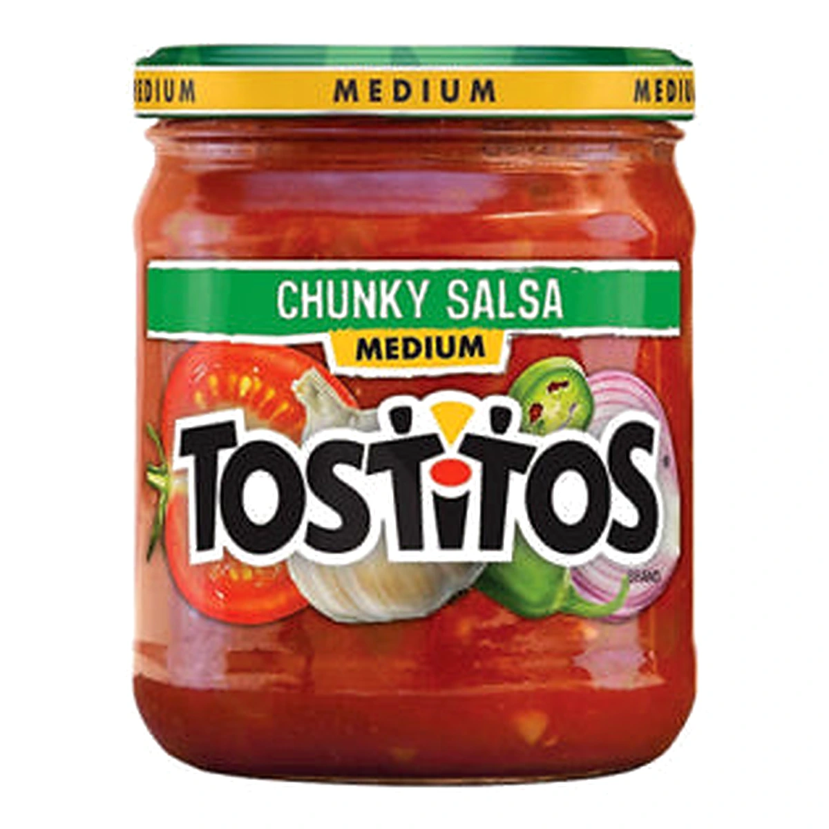 Tostitos Salsa Dip Chunky Salsa Medium 15.5Oz