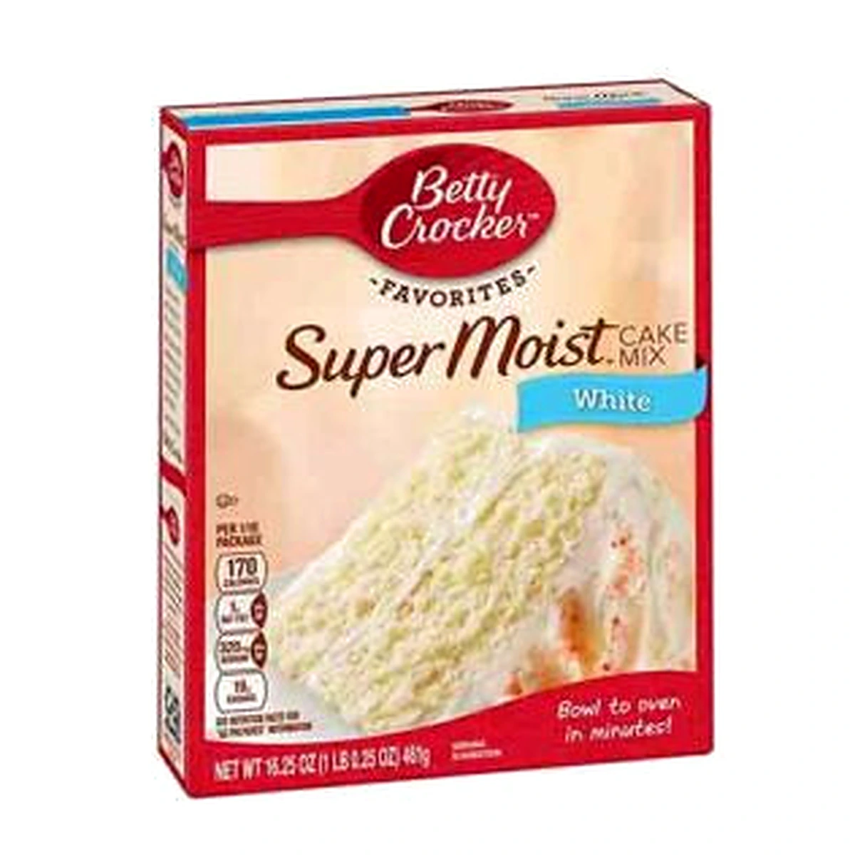 Betty Crocker Cake Mix Super Moist White 432G