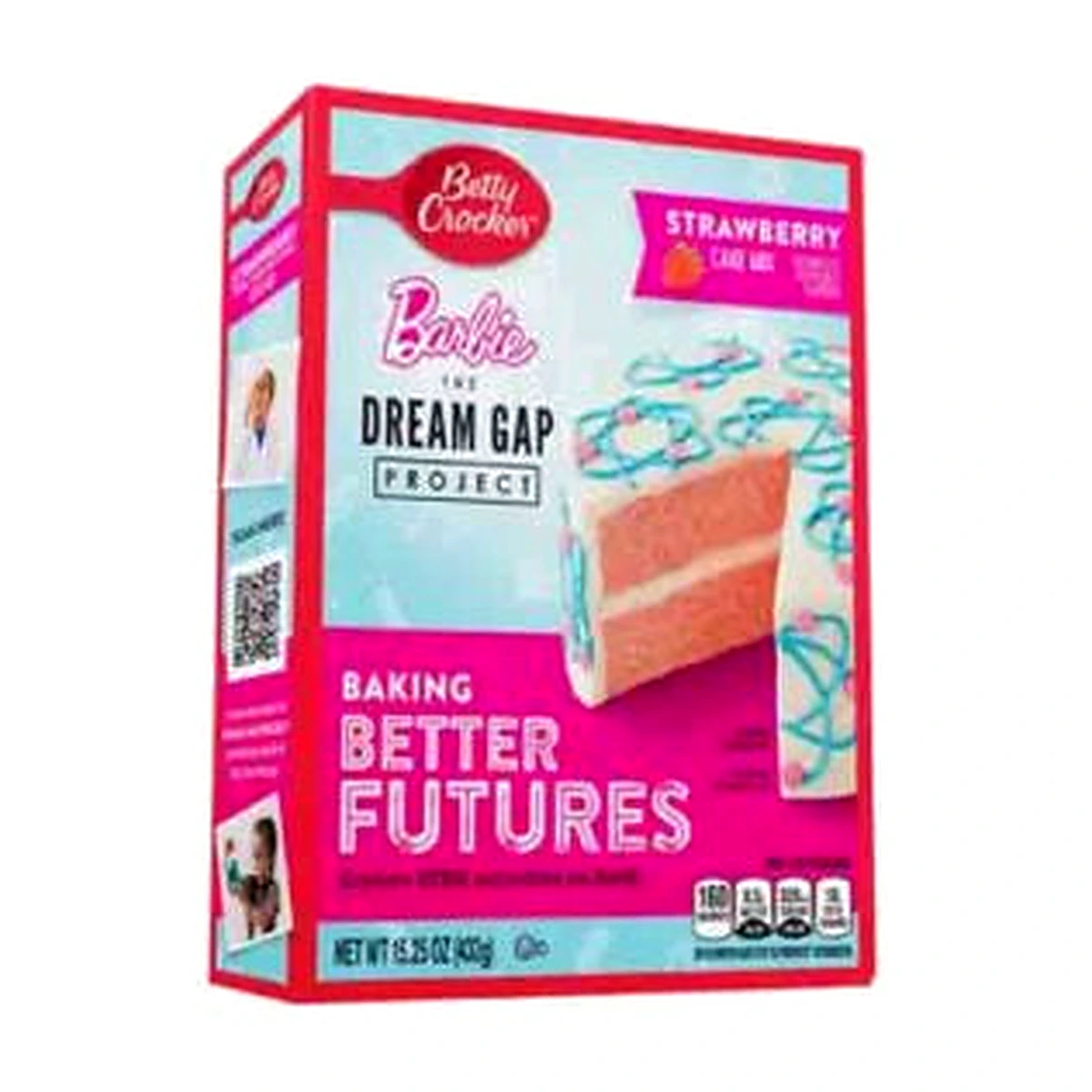 Betty Crocker Cake Mix Barbie Dream Gap Strawberry Cake Mix 432G