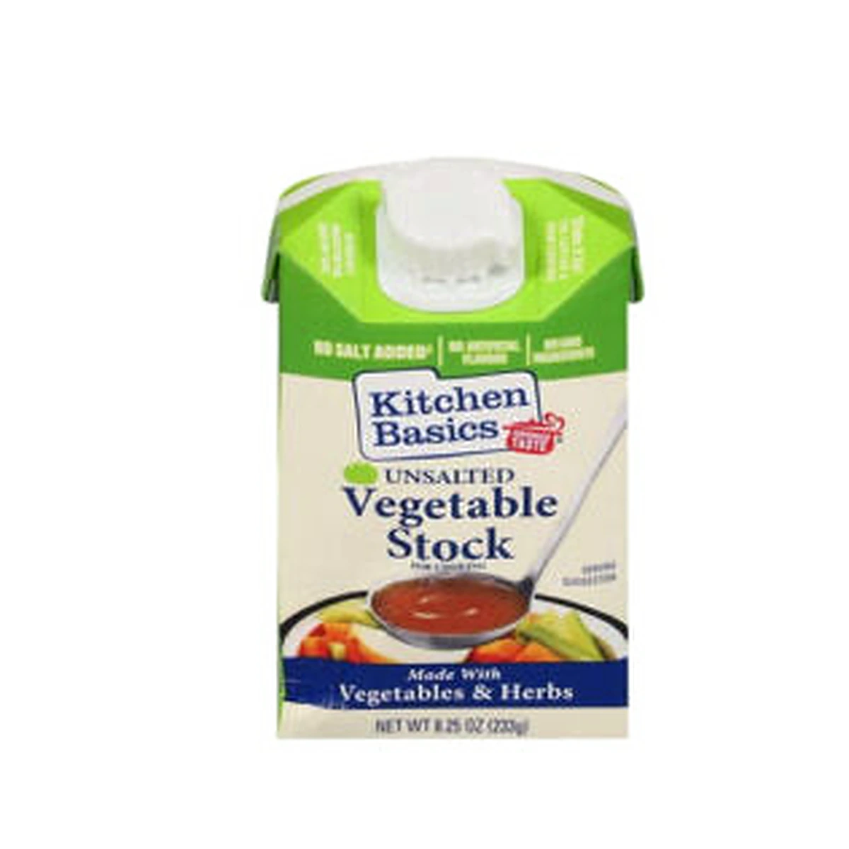 Kitchen Bascis Vegetable Stock Unsalted 233G