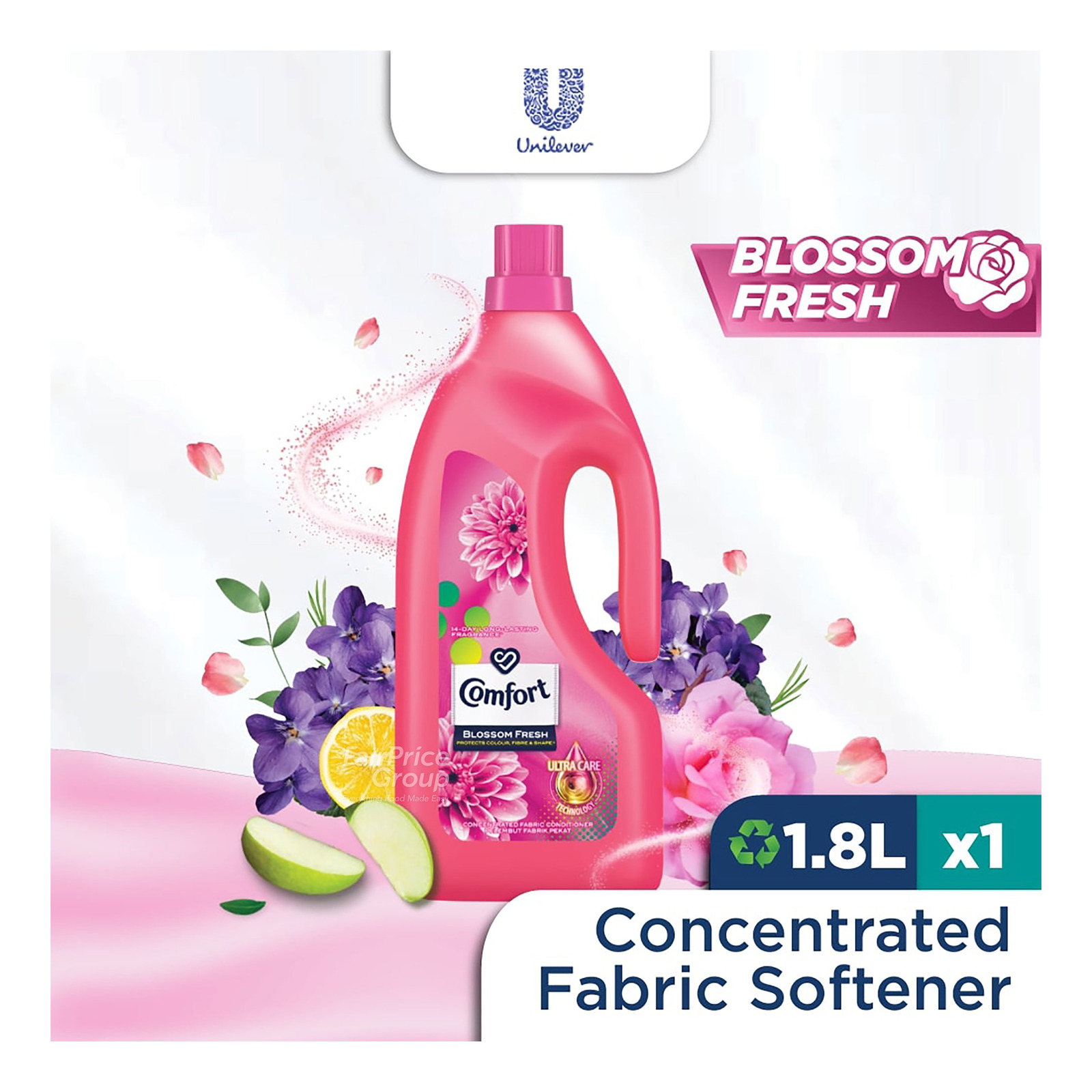 MOON MOON FABRIC SOFTENER FRESH BLOSSOM 600ml
