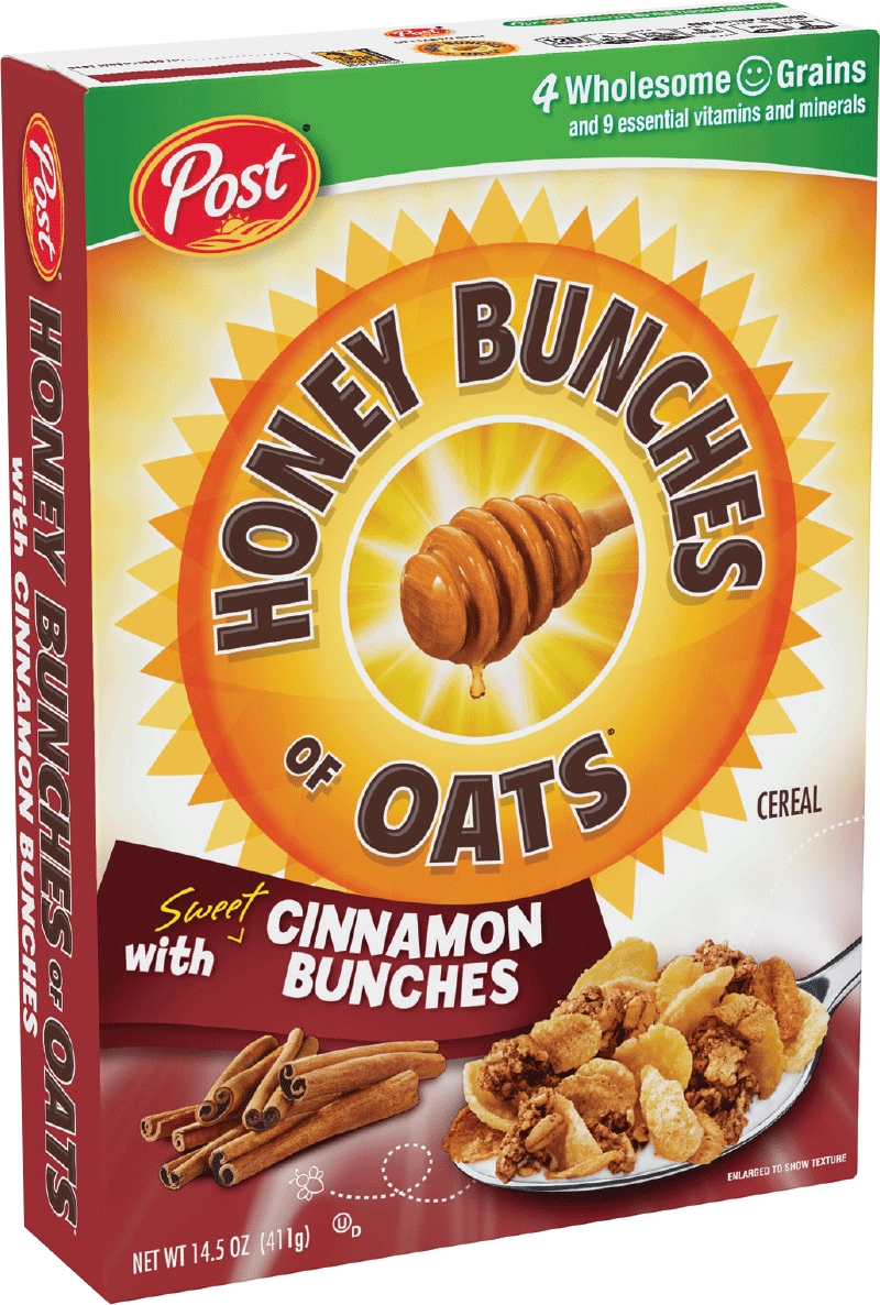POST HONEY BUNCHES OF OATS CINNAMON 12 OZ