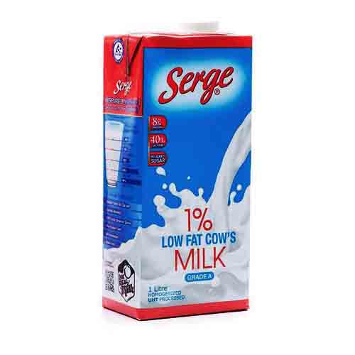Serge 1% Low Fat Milk 1L