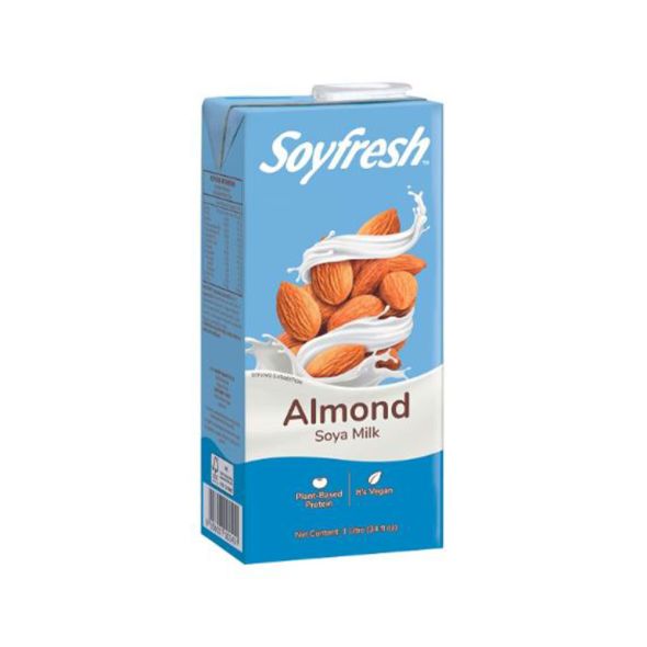 SOYFRESH ALMOND SOYA MILK 1LT