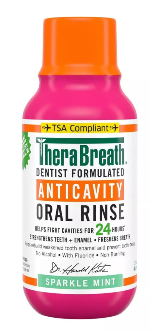 THERABREATH ANTICAVITY ORAL RINSE SPARKLE MINT 473 ml