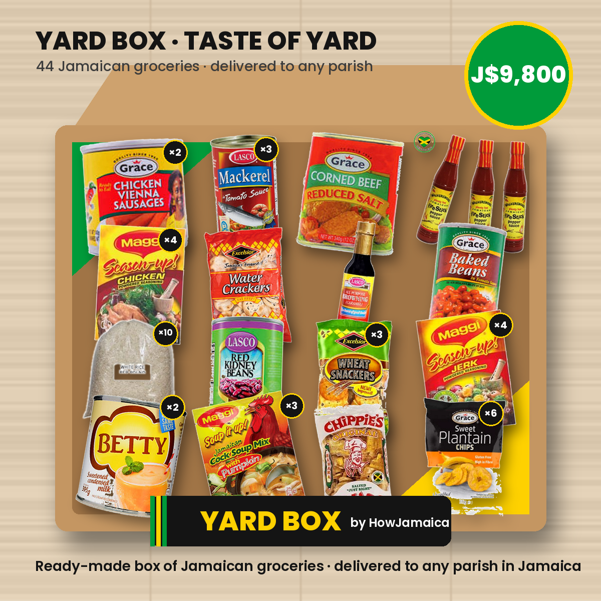 Yard Box Taste of Yard Care Package (44 items)