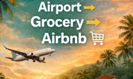 Kingston Airport Transfer with Grocery Stop | $30–$50 USD Private Ride