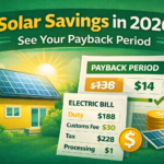 Solar Panel ROI Calculator Jamaica 2026: Estimate Your Solar Savings