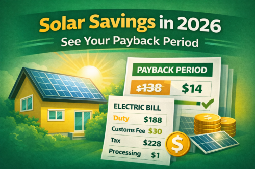 Solar Panel ROI Calculator Jamaica 2026: Estimate Your Solar Savings