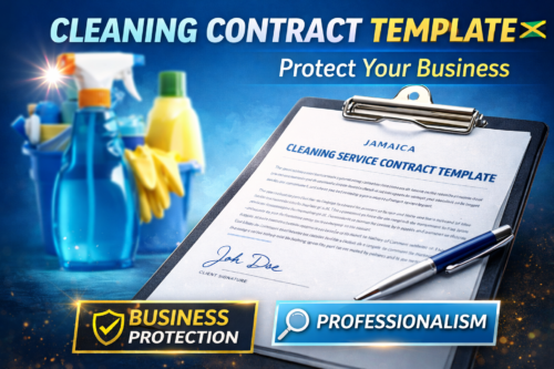 cleaning contract template jamaica