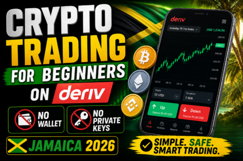 Crypto Trading for Beginners on Deriv: No Wallet, No Private Keys (Jamaica 2026)