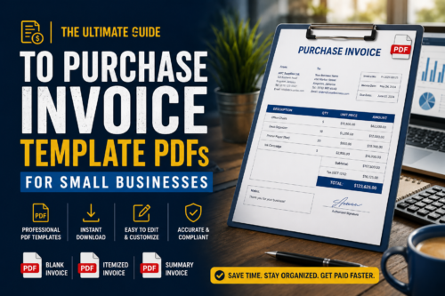 The Ultimate Guide to Purchase Invoice Template PDFs for Small Businesses