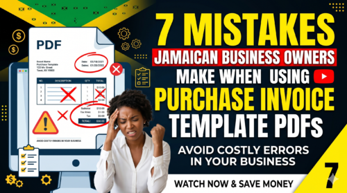 7 Mistakes Jamaican Business Owners Make When Using Purchase Invoice Template PDFs